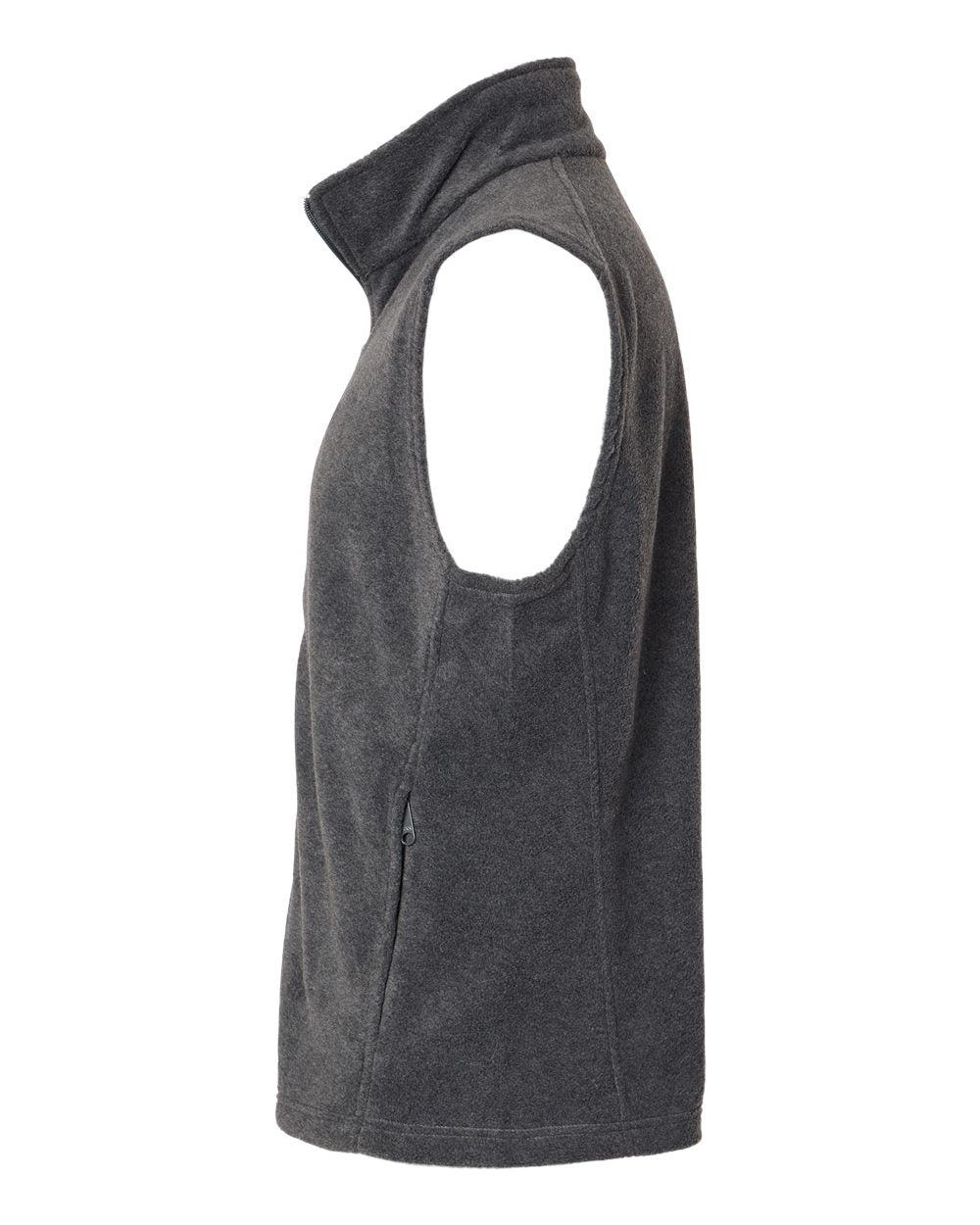 Charcoal Columbia Vest with Cotton Crest
