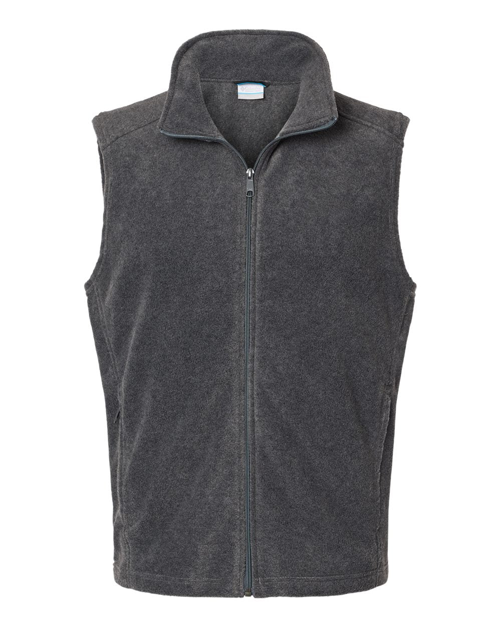 Charcoal Columbia Vest with Cotton Crest