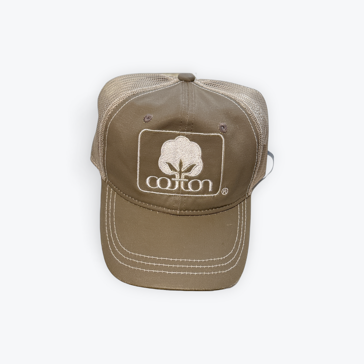 Cotton Inc. Khaki Mesh Back