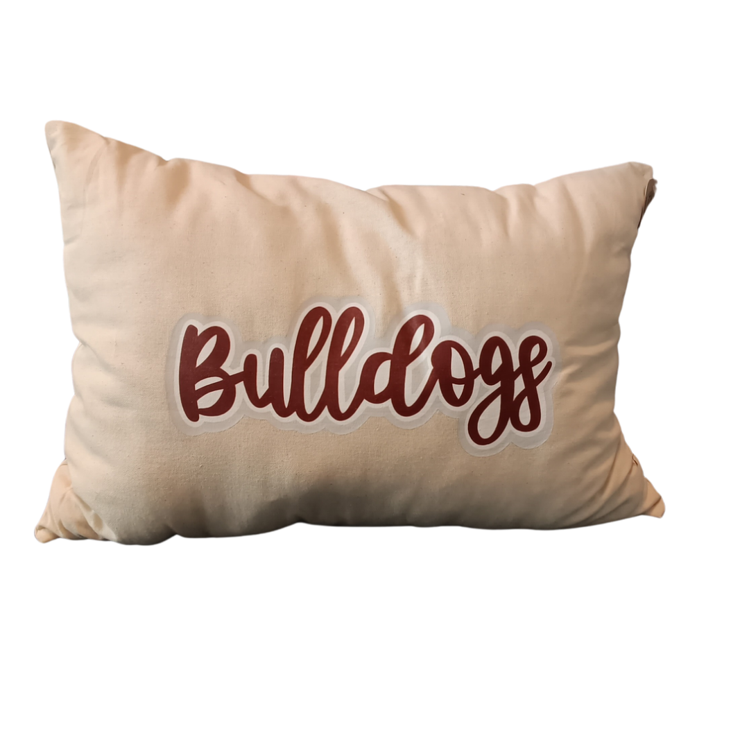 Bulldogs Lumbar Cotton Cloth Pillow