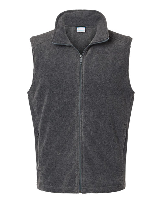 Charcoal Columbia Vest with Cotton Crest