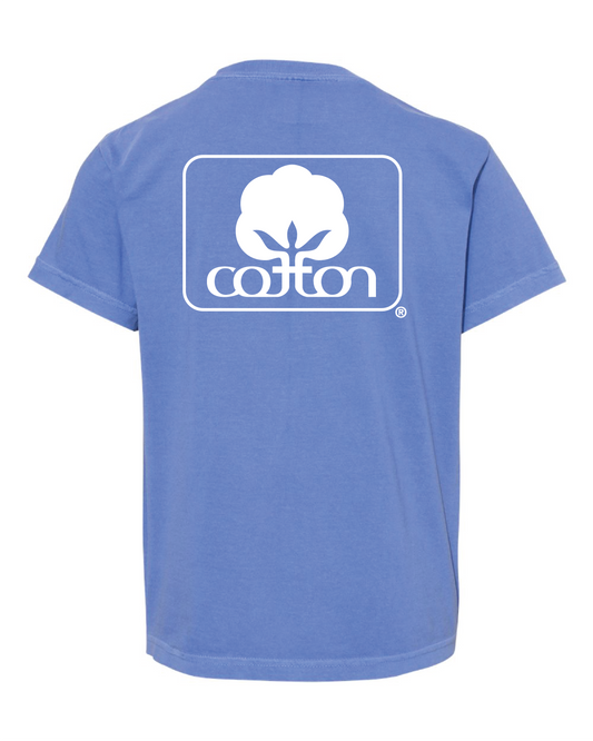 Youth Flo Blue Cotton Inc Shirt
