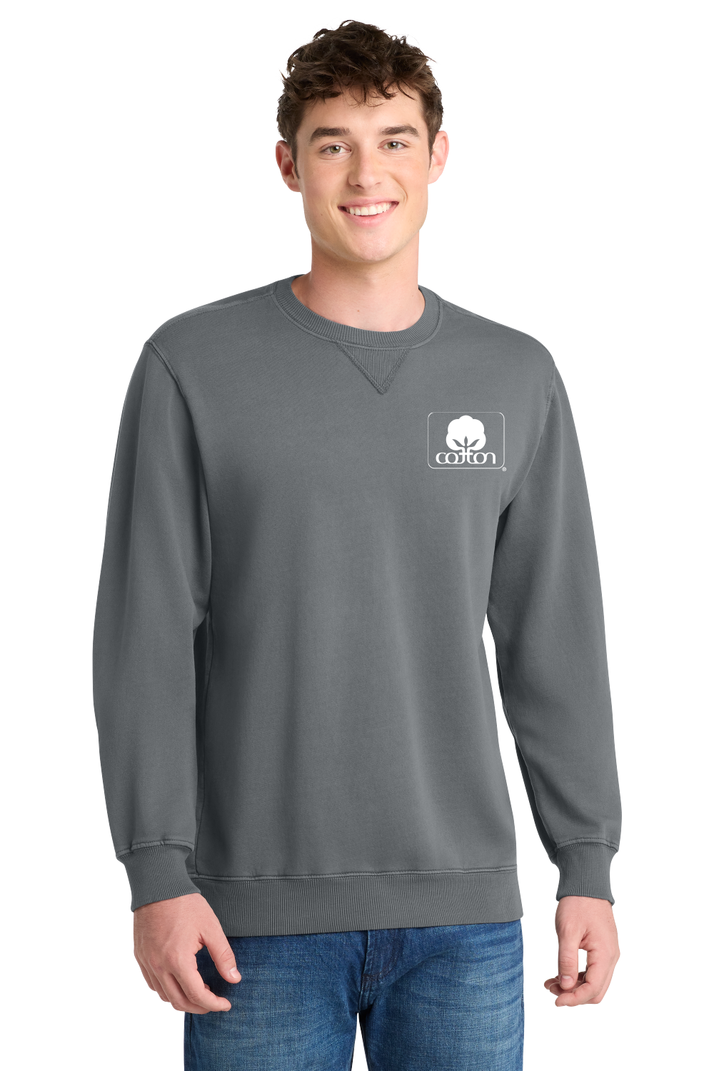 Licensed Cotton Inc. Pewter Sweatshirt