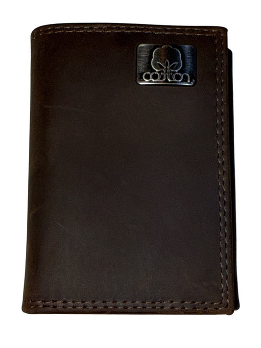Leather Tri Fold Wallet
