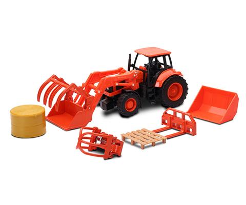 Kubota Farm Tractor with Implements