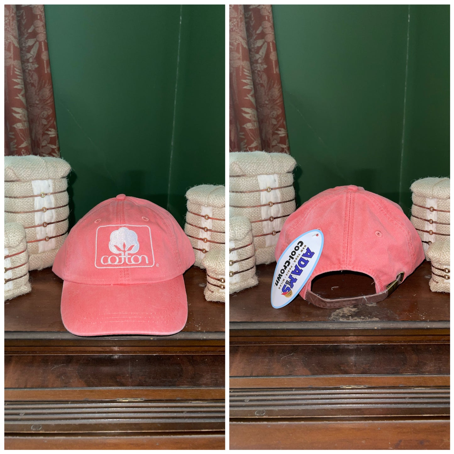 Licensed Cotton Inc. Coral Hat